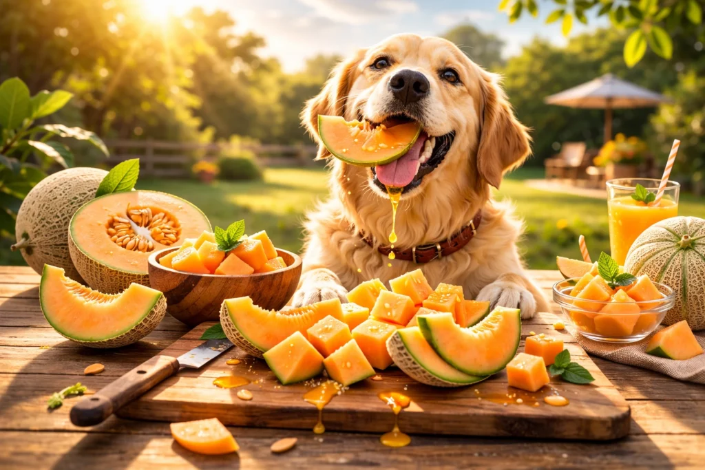 Wondering 'Can dogs eat cantaloupe'? Learn if this sweet fruit is safe for your dog and how to serve it properly.