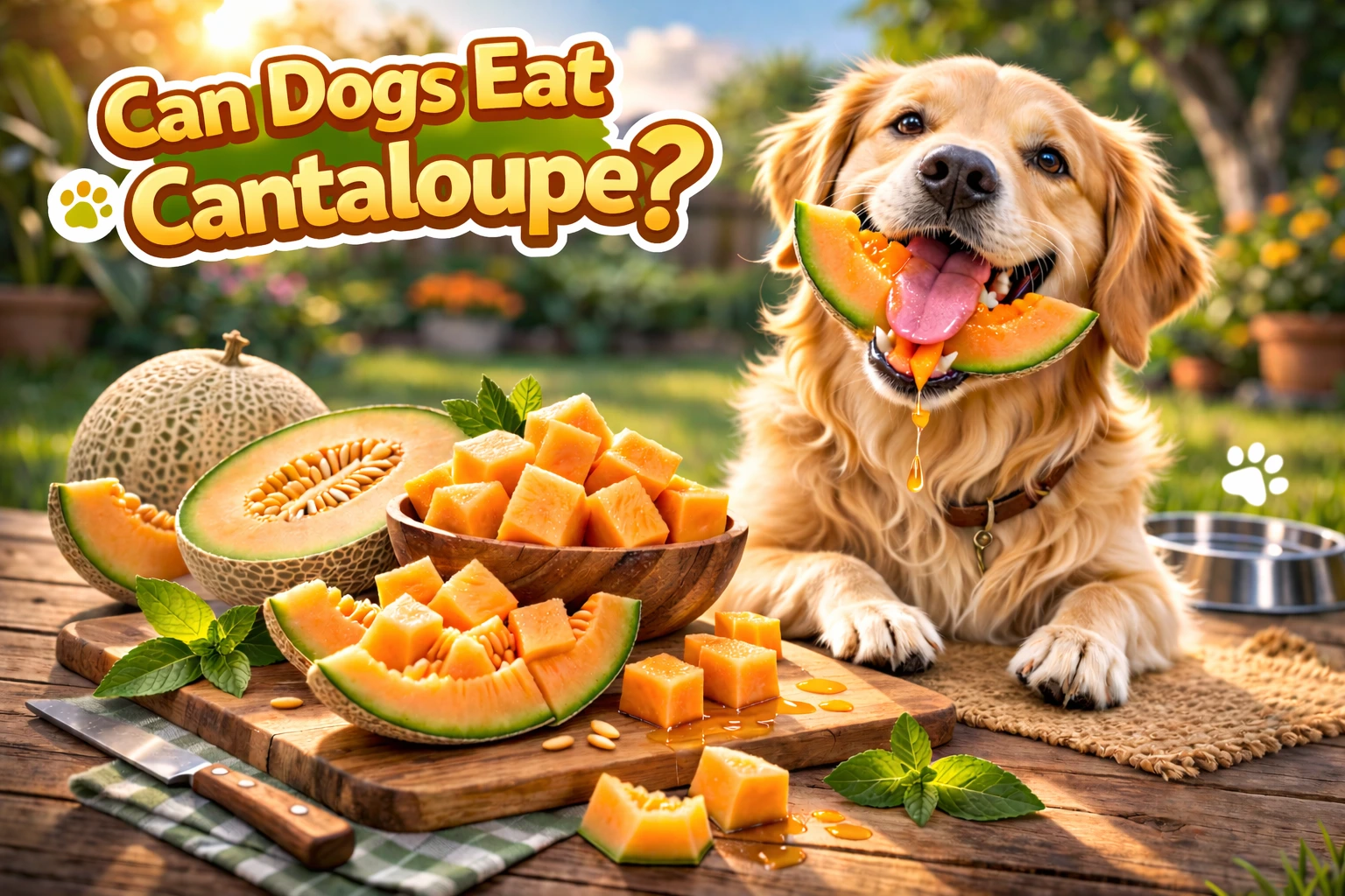 Can dogs eat cantaloupe? Discover the benefits and precautions of feeding cantaloupe to your dog.